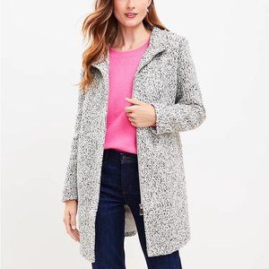 NWT - Loft Boucle Funnel Neck Coat